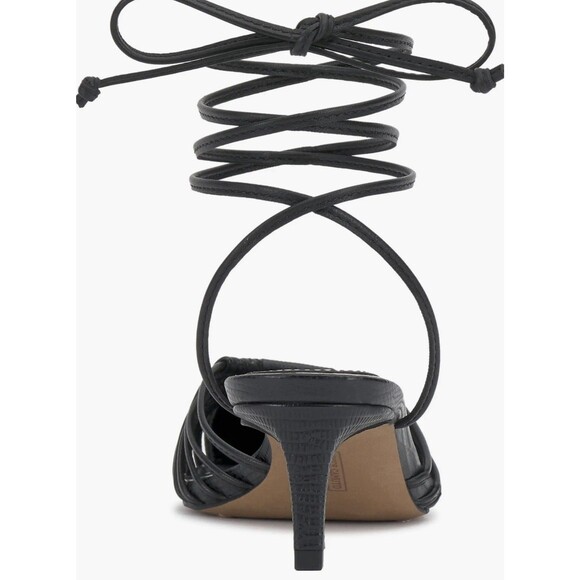 Vince Camuto Kota Ankle Wrap Pointed Toe Pump – Women’s Size 9M Black Brand New - Picture 4 of 6